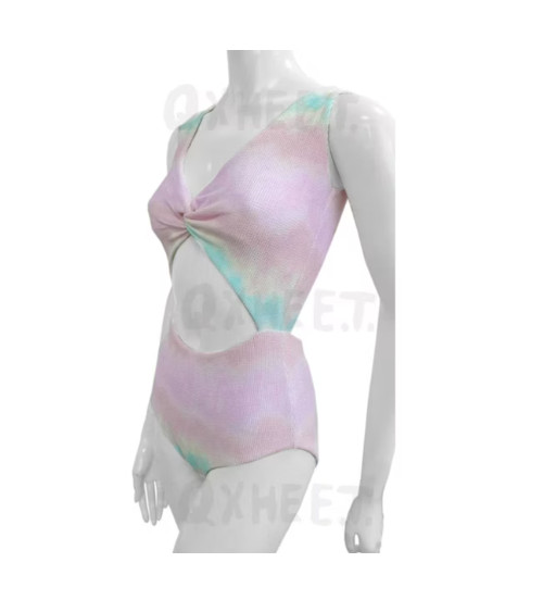 客制化 扭结造型连身泳装