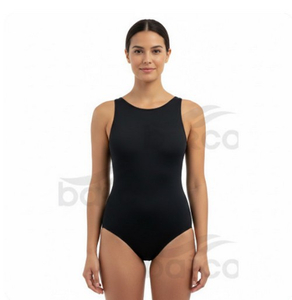 素面連身單件式泳衣