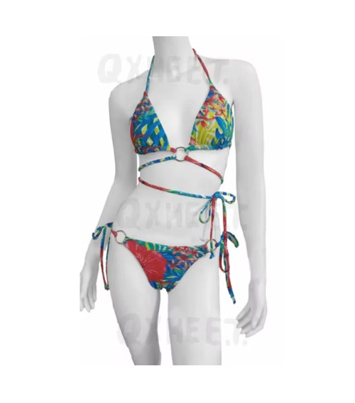 绑带比基尼上衣/绑带泳裤 供应商