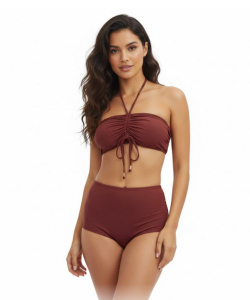 前中抽皺綁帶上衣+b平口褲 供應商