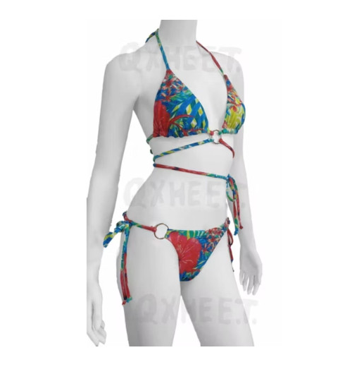 绑带比基尼上衣/绑带泳裤 供应商