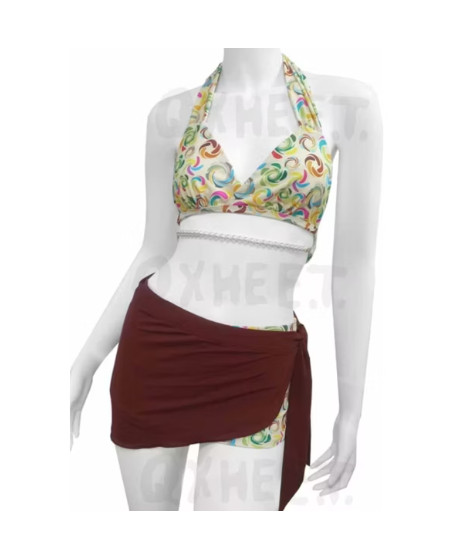 上衣+M01b下裤+M01c绑裙泳装 工厂