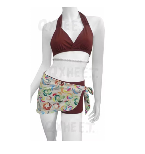 上衣+M01b下裤+M01c绑裙泳装 工厂