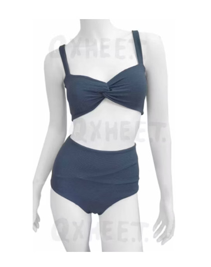 比基尼扭结上衣/拼接裤 代工